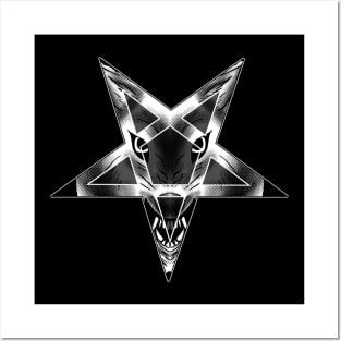 Pentagram Wolf Posters and Art